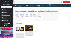 Desktop Screenshot of onwebradio.com